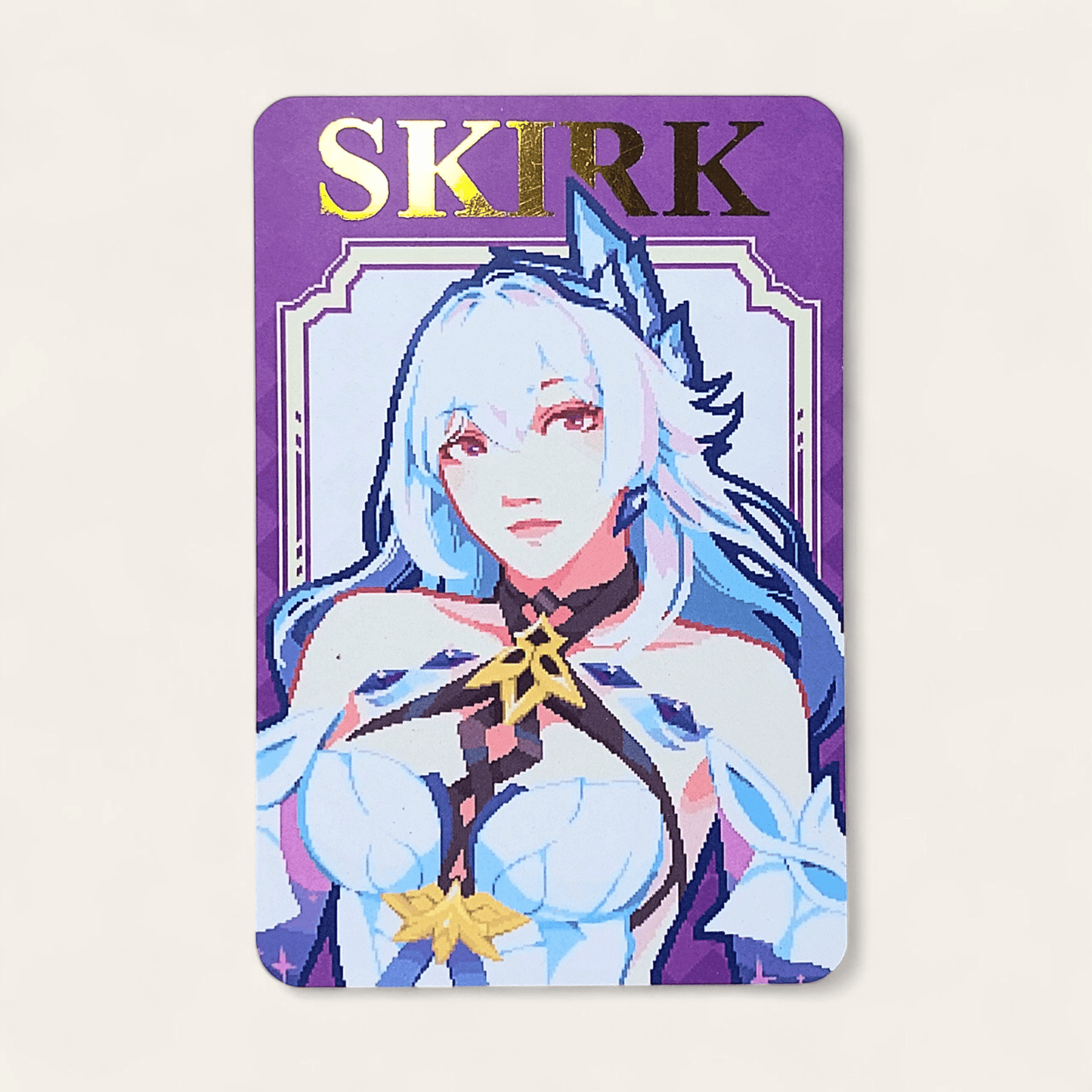 Skirk - Genshin Impact - Gold Foil Photocard - Tisoo Art Corner