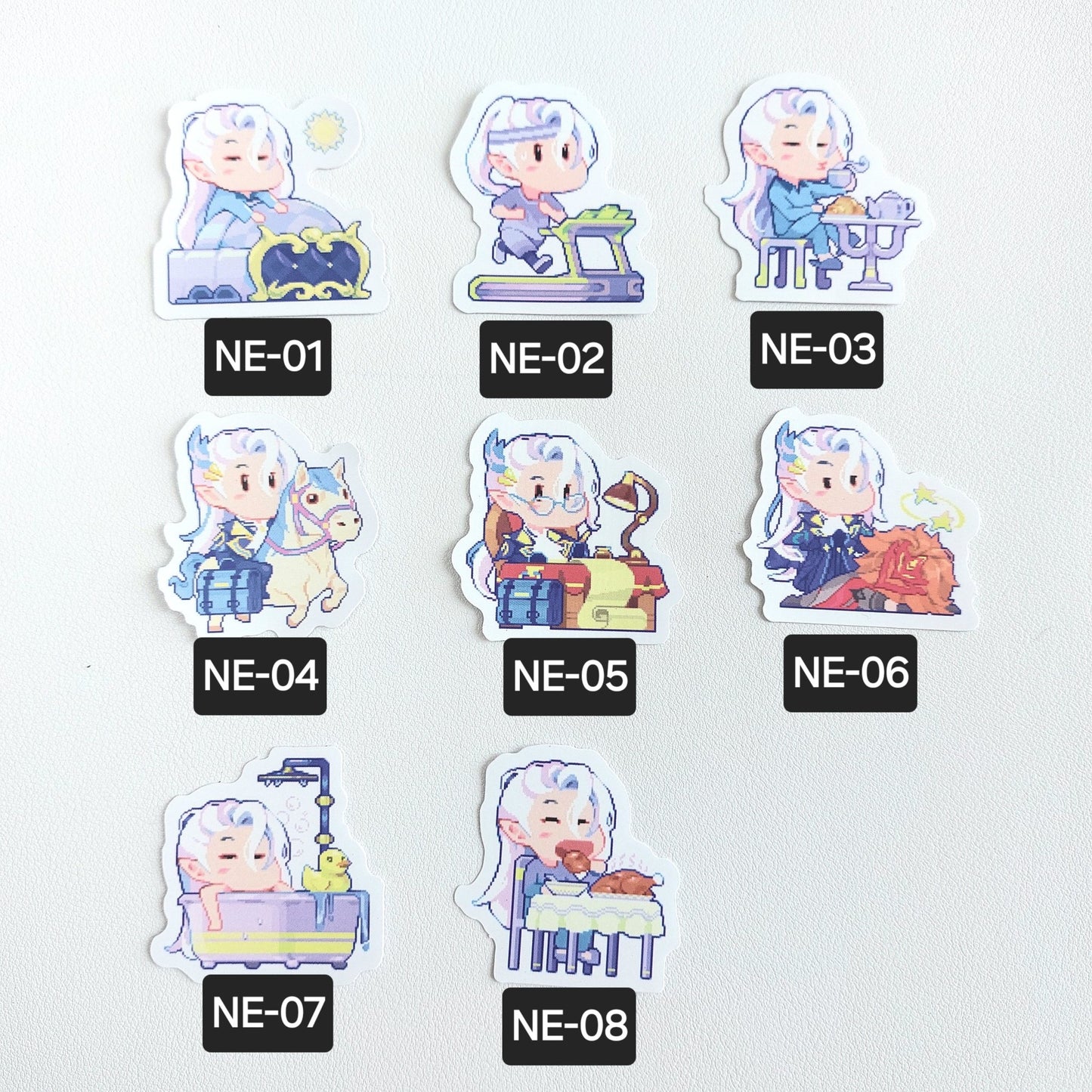 Neuvillette - Genshin Impact - Matte Vinyl Sticker - Tisoo Art Corner