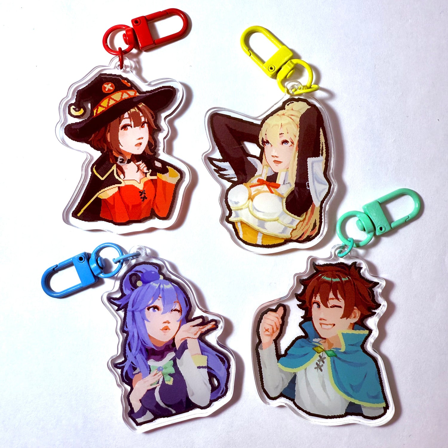Konosuba Keychains