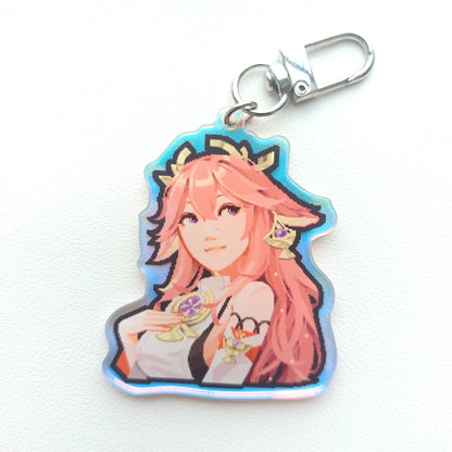 Yae Miko - Genshin Impact - Keychain - Tisoo Art Corner