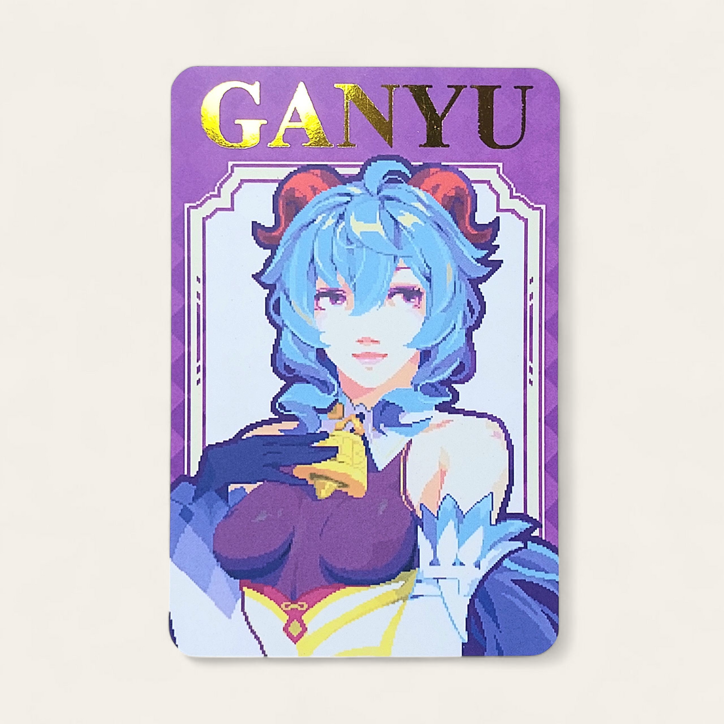 Ganyu - Genshin Impact - Gold Foil Photocard