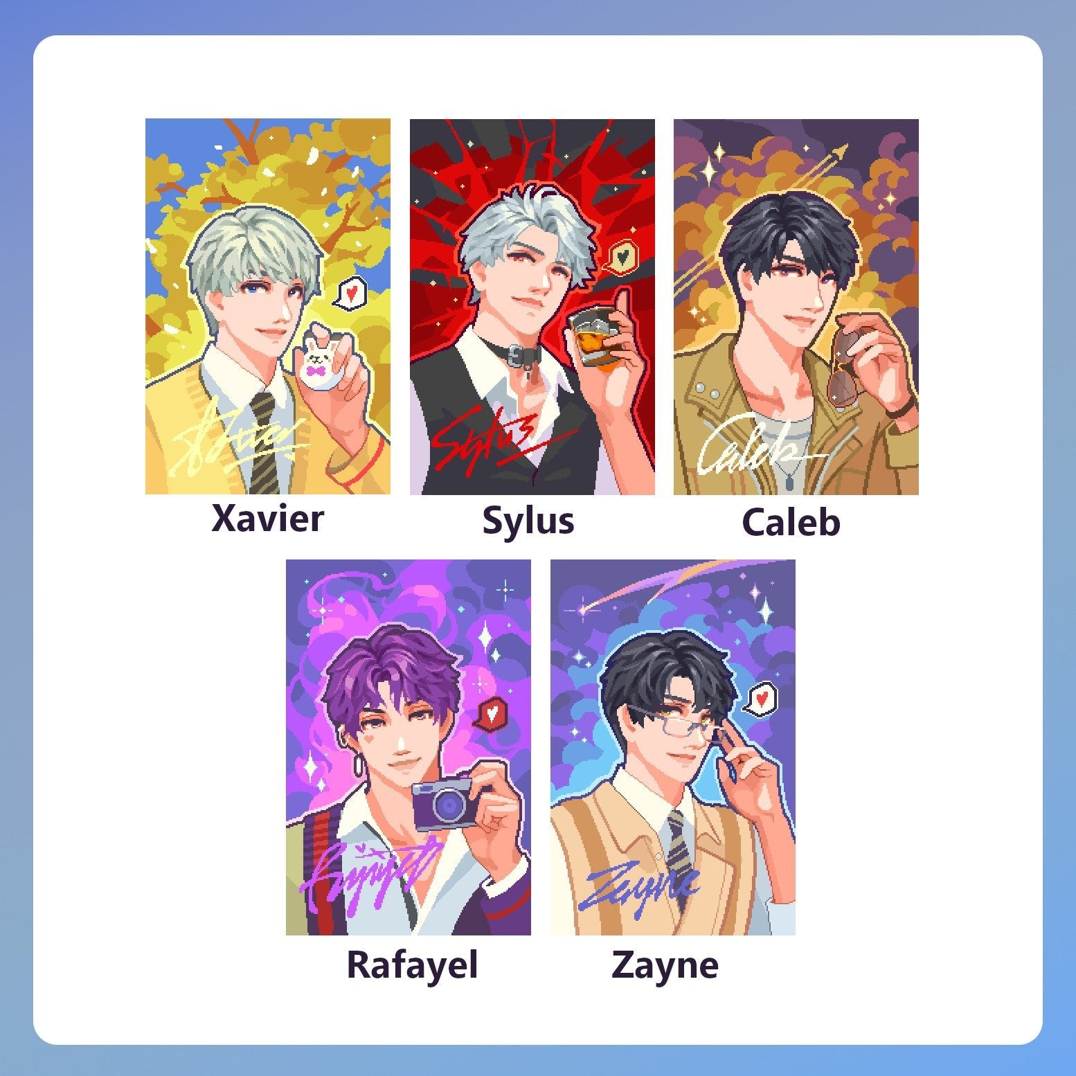 Love and Deepspace - Card Holders - Tisoo Art Corner