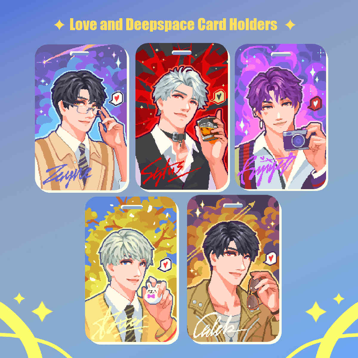 Love and Deepspace - Card Holders - Tisoo Art Corner