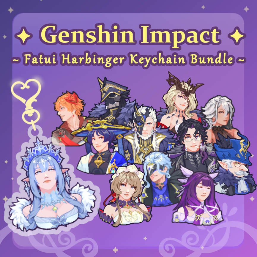 Genshin Impact - Keychains - Tisoo Art Corner