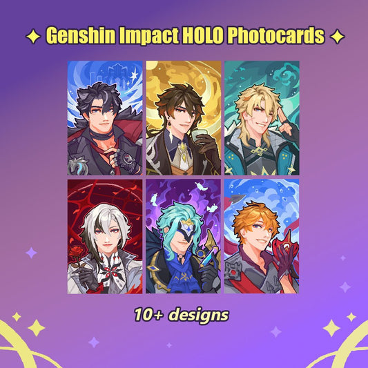 Genshin Impact - HOLO Photocards - Tisoo Art Corner