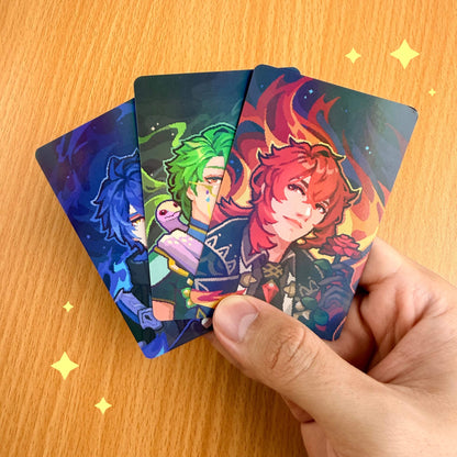 Genshin Impact - HOLO Photocards - Tisoo Art Corner