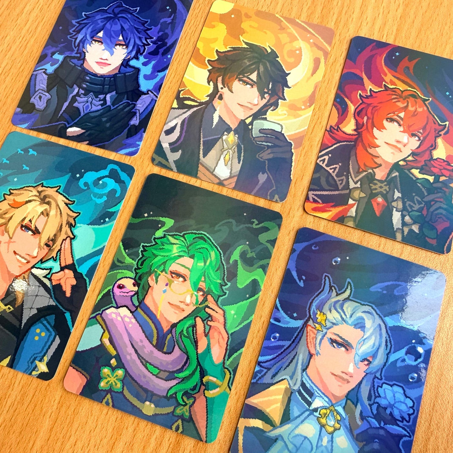 Genshin Impact - HOLO Photocards - Tisoo Art Corner