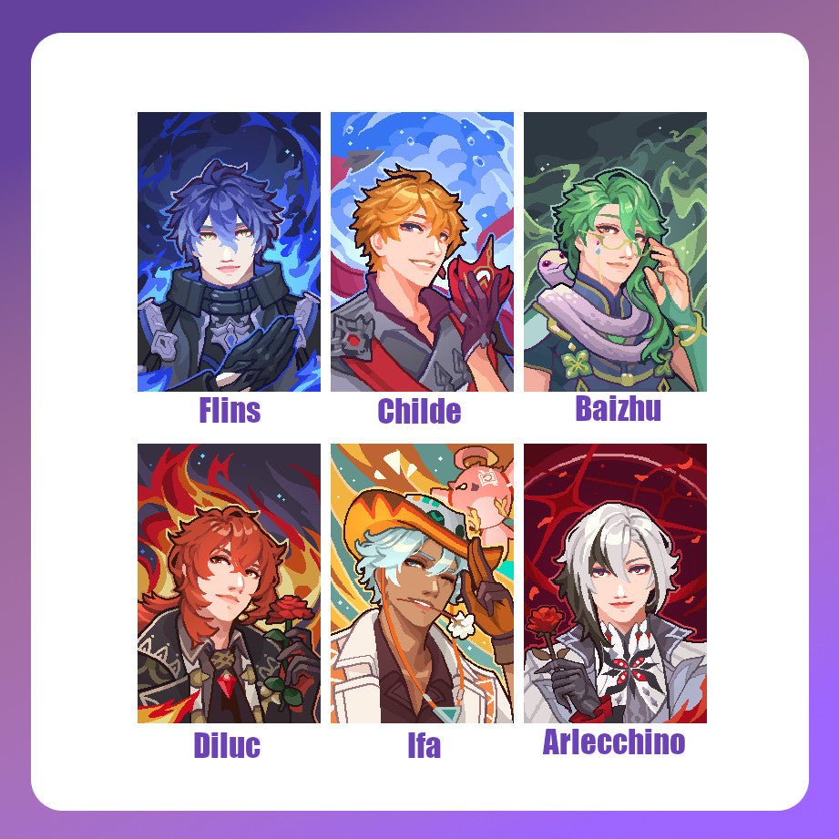 Genshin Impact - Card Holders - Tisoo Art Corner