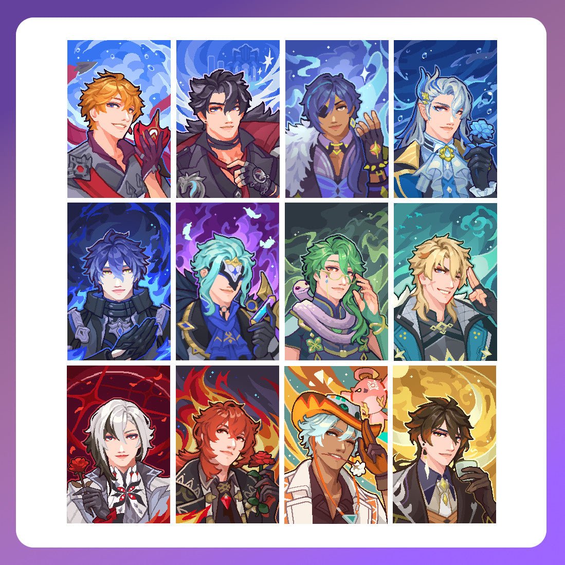 Genshin Impact - Card Holders - Tisoo Art Corner