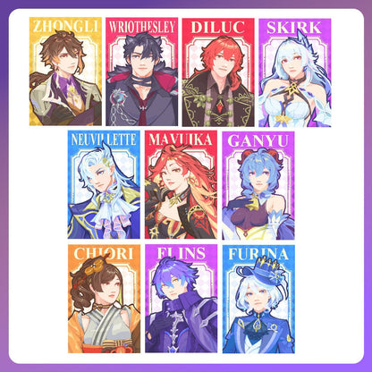 [RETIRING] Genshin Impact - Gold Foil Cards - Tisoo Art Corner