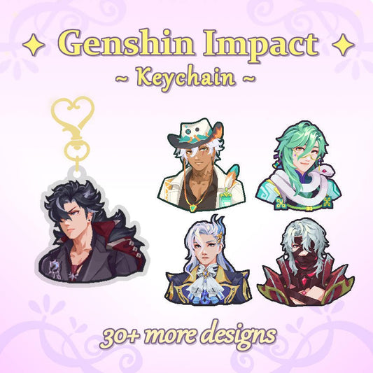 Genshin Impact - Keychains - Tisoo Art Corner