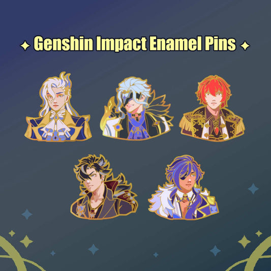 Genshin Impact - Enamel Pins - Tisoo Art Corner