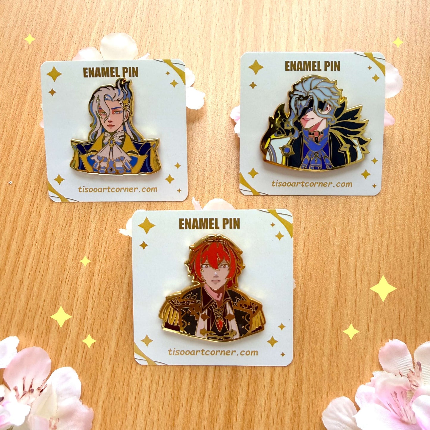 Genshin Impact - Enamel Pins - Tisoo Art Corner