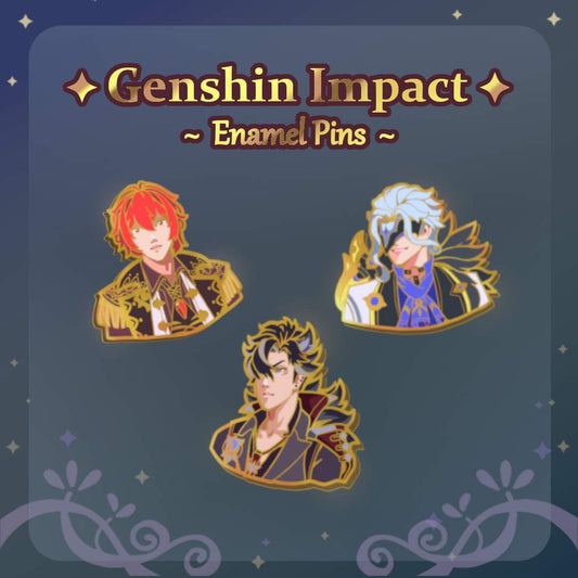 Genshin Impact - Enamel Pins - Tisoo Art Corner