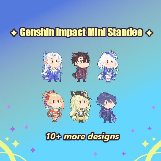 Genshin Impact - Mini Standee - Tisoo Art Corner