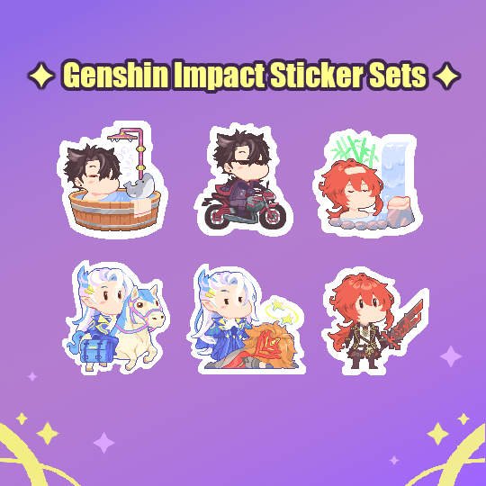 Genshin Impact - Sticker Sets - Tisoo Art Corner