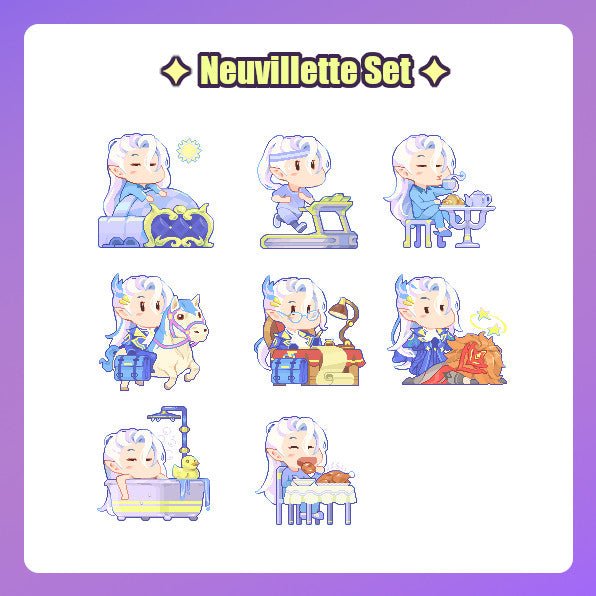 Genshin Impact - Sticker Sets - Tisoo Art Corner