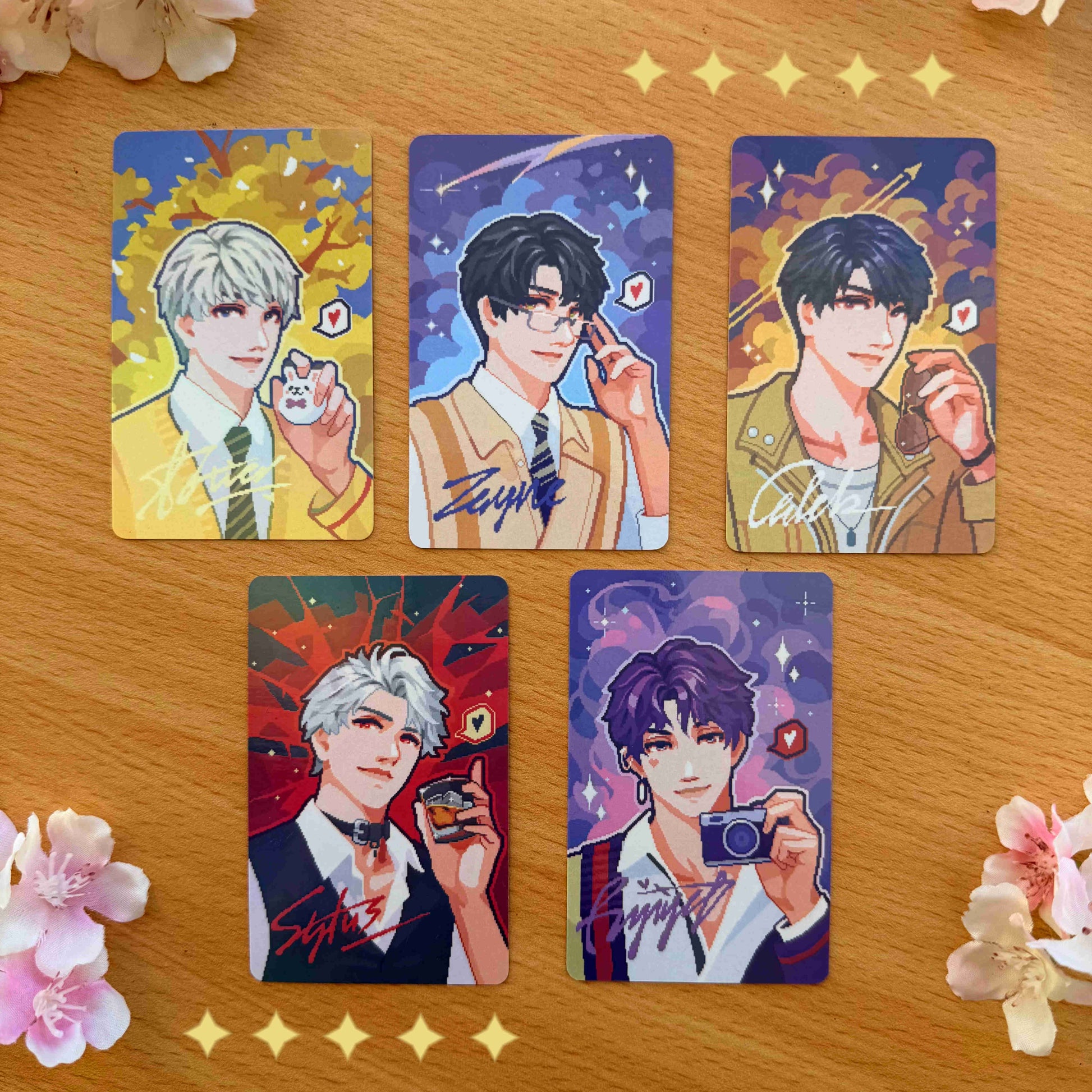 Love and Deepspace - HOLO Photocards - Tisoo Art Corner