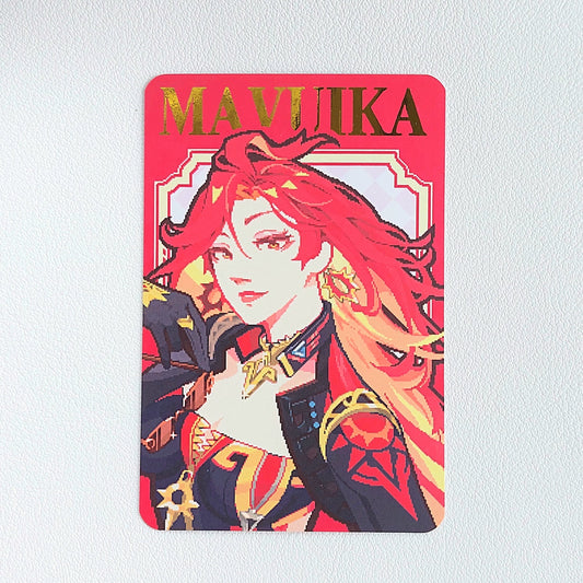 Mavuika - Genshin Impact - Gold Foil Photocard