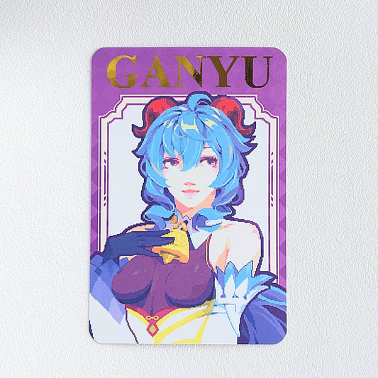 Ganyu - Genshin Impact - Gold Foil Photocard