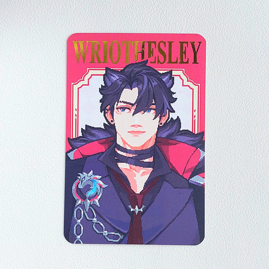 Wriothesley - Genshin Impact - Gold Foil Photocard