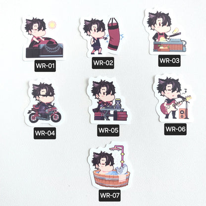 Wriothesley - Genshin Impact - Matte Vinyl Sticker - Tisoo Art Corner