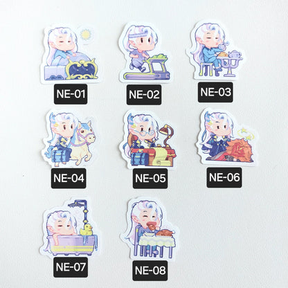 Neuvillette - Genshin Impact - Matte Vinyl Sticker - Tisoo Art Corner