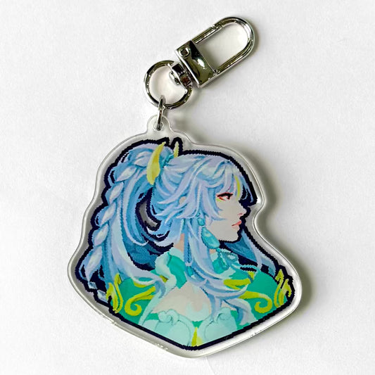 Zibai - Genshin Impact - Keychain