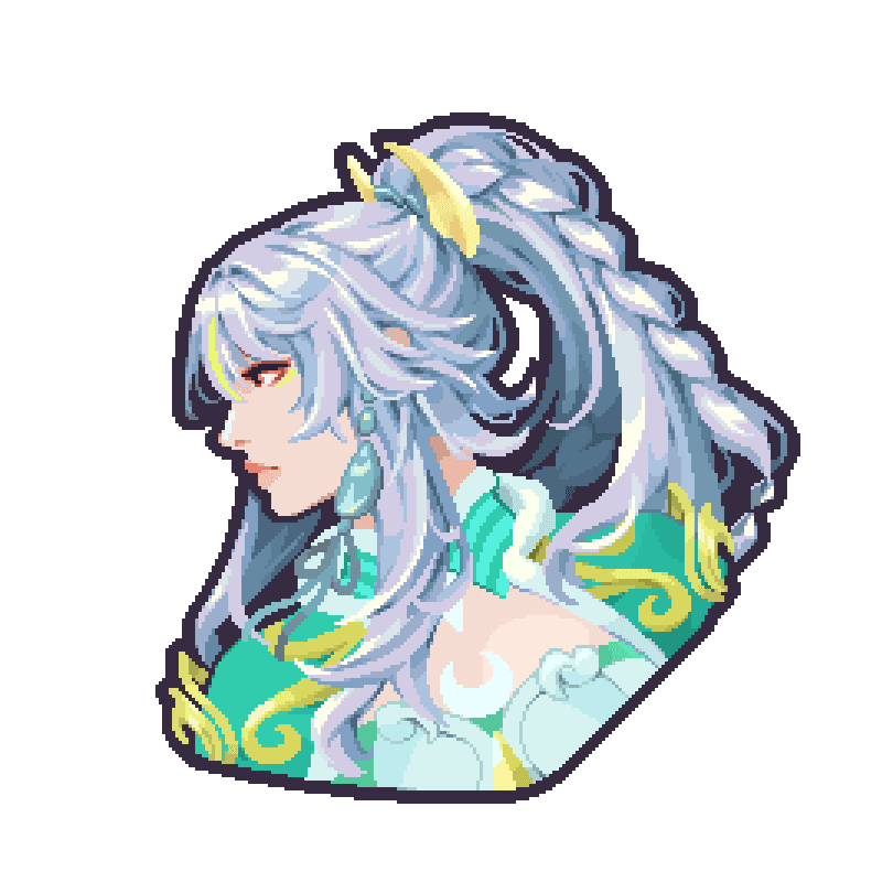 [PRE - ORDER] Zibai - Genshin Impact - Keychain - Tisoo Art Corner